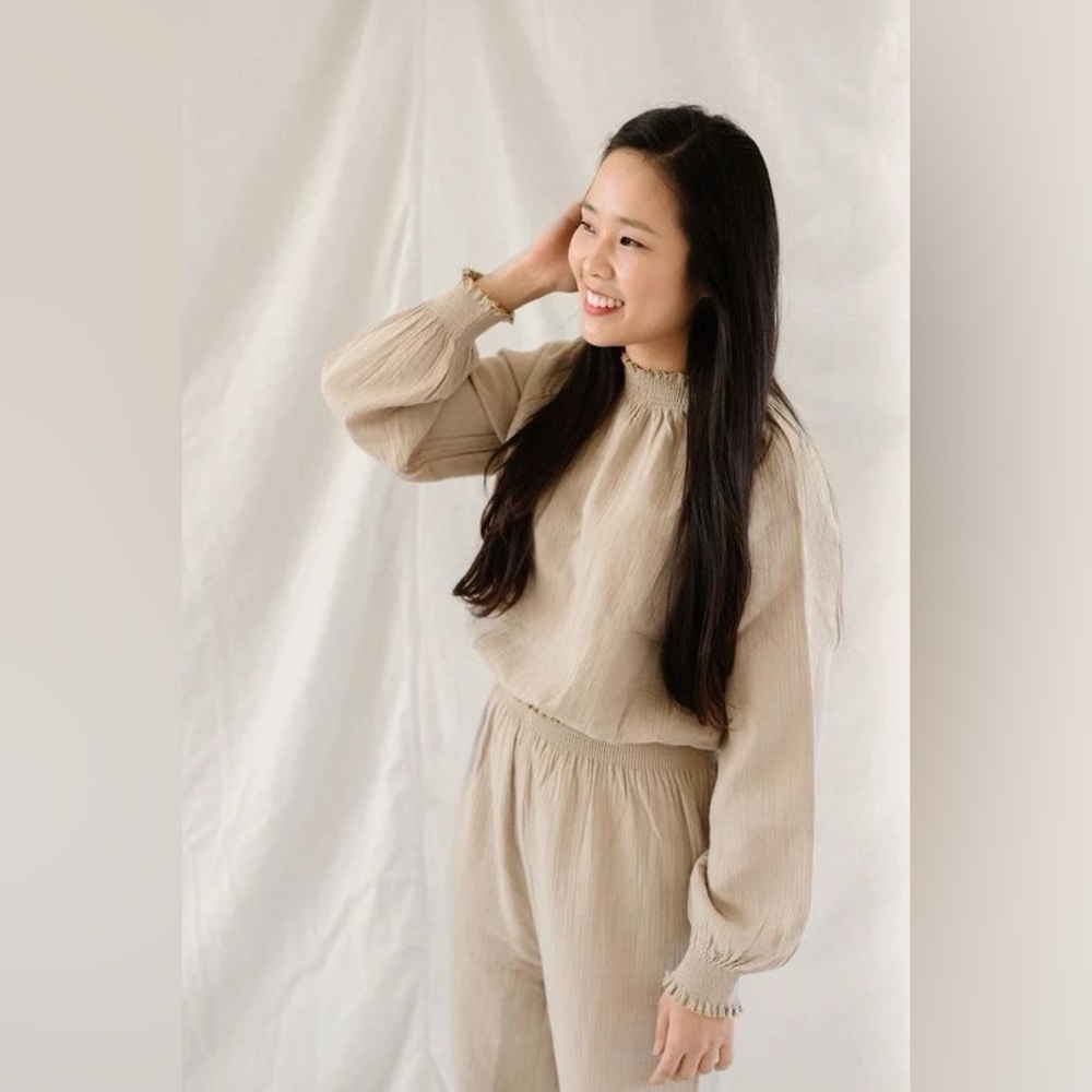 Fin & Vince Smocked Top & Joggers